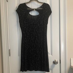 CDC Black Dress with Silver Sequins
